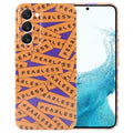 Painted Pattern Precise Hole PC Phone Case, For Samsung Galaxy S22 5G For Samsung Galaxy S22 5G Orange Label