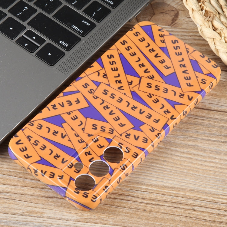 Painted Pattern Precise Hole PC Phone Case, For Samsung Galaxy S22 5G