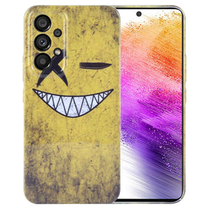 Yellow Background Smiling