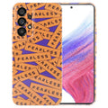 Painted Pattern Precise Hole PC Phone Case, For Samsung Galaxy A53 5G For Samsung Galaxy A53 5G Orange Label