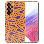 Painted Pattern Precise Hole PC Phone Case, For Samsung Galaxy A53 5G For Samsung Galaxy A53 5G Orange Label