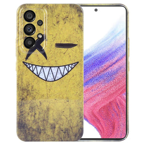 Yellow Background Smiling