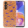 Painted Pattern Precise Hole PC Phone Case, For Samsung Galaxy A23 For Samsung Galaxy A23 Orange Label