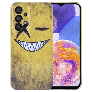 Yellow Background Smiling