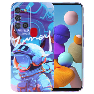 Blue Paint Astronaut