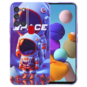 Orange White Astronaut