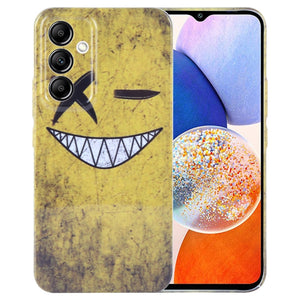 Yellow Background Smiling