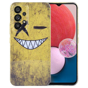 Yellow Background Smiling