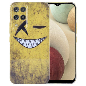 Yellow Background Smiling