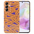 Painted Pattern Precise Hole PC Phone Case, For Samsung Galaxy A35 5G For Samsung Galaxy A35 5G Orange Label