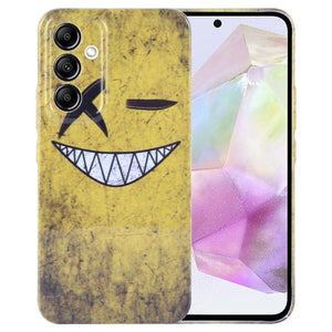 Yellow Background Smiling