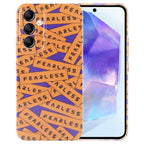 Painted Pattern Precise Hole PC Phone Case, For Samsung Galaxy A55 5G For Samsung Galaxy A55 5G Orange Label