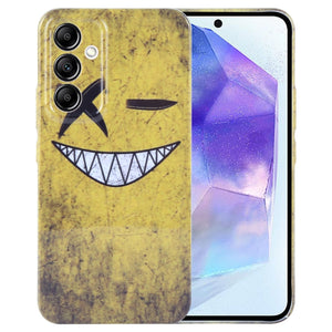 Yellow Background Smiling