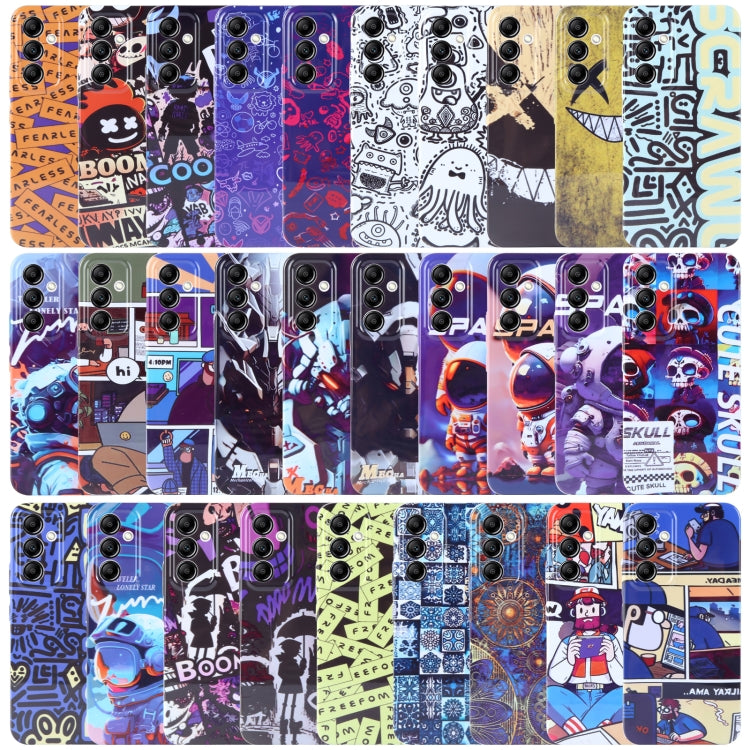 Painted Pattern Precise Hole PC Phone Case, For Samsung Galaxy A14 5G