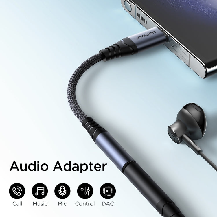 JOYROOM SY-C01 USB-C/Type-C to 3.5mm Audio Adapter Cable, SY-C01 – Wear-resistant, Aluminum Alloy