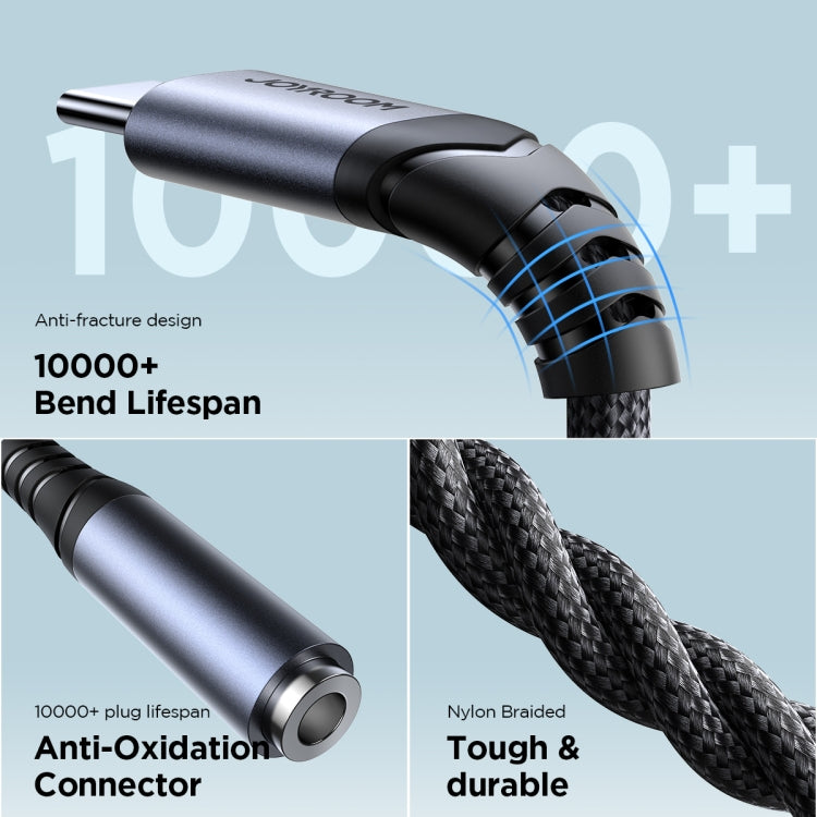 JOYROOM SY-C01 USB-C/Type-C to 3.5mm Audio Adapter Cable, SY-C01 – Wear-resistant, Aluminum Alloy