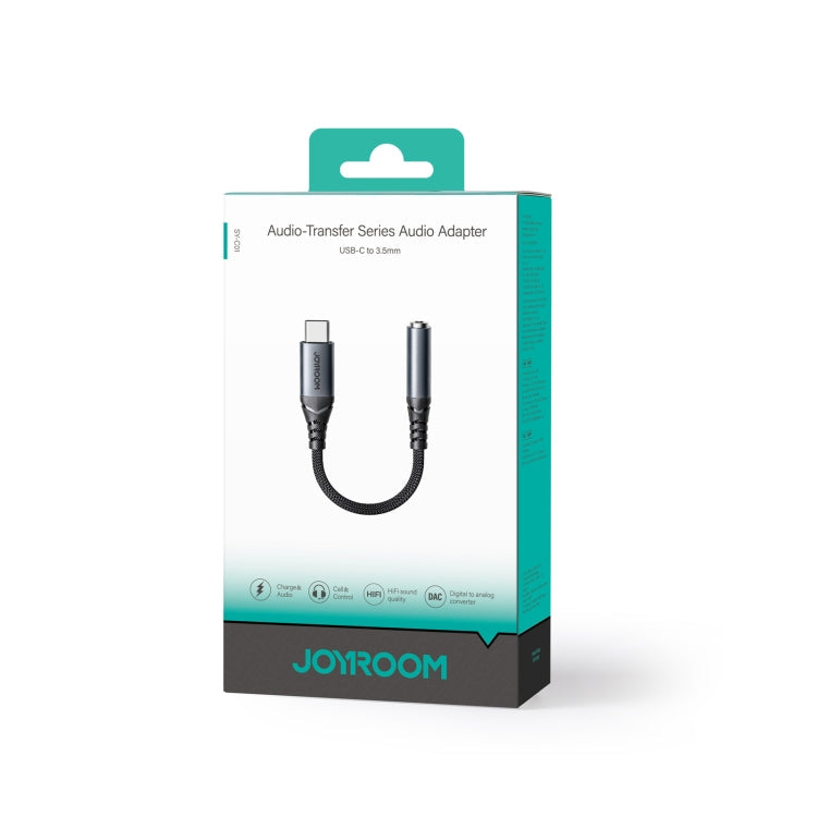 JOYROOM SY-C01 USB-C/Type-C to 3.5mm Audio Adapter Cable, SY-C01 – Wear-resistant, Aluminum Alloy
