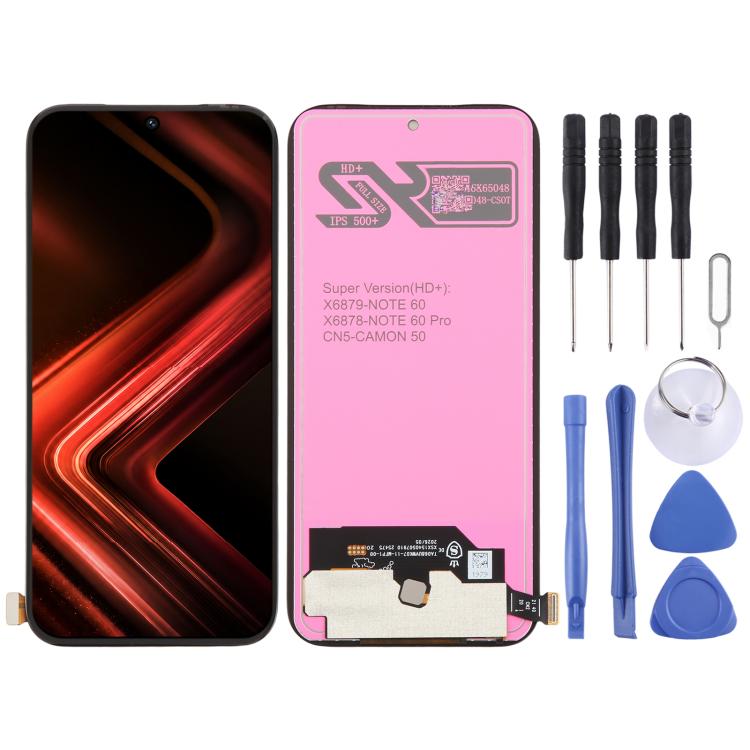 OEM LCD Screen with Digitizer Full Assembly – Durable Build, Easy to Use, For Infinix GT 50 Pro X6891, For Infinix Hot 70 X6895B, For Infinix Note Edge X6887, For Infinix Smart 20 X6840 X6840B, For Infinix Note 60 Pro X6878, For Infinix Note 60 X6879 For Infinix GT 50 Pro X6891