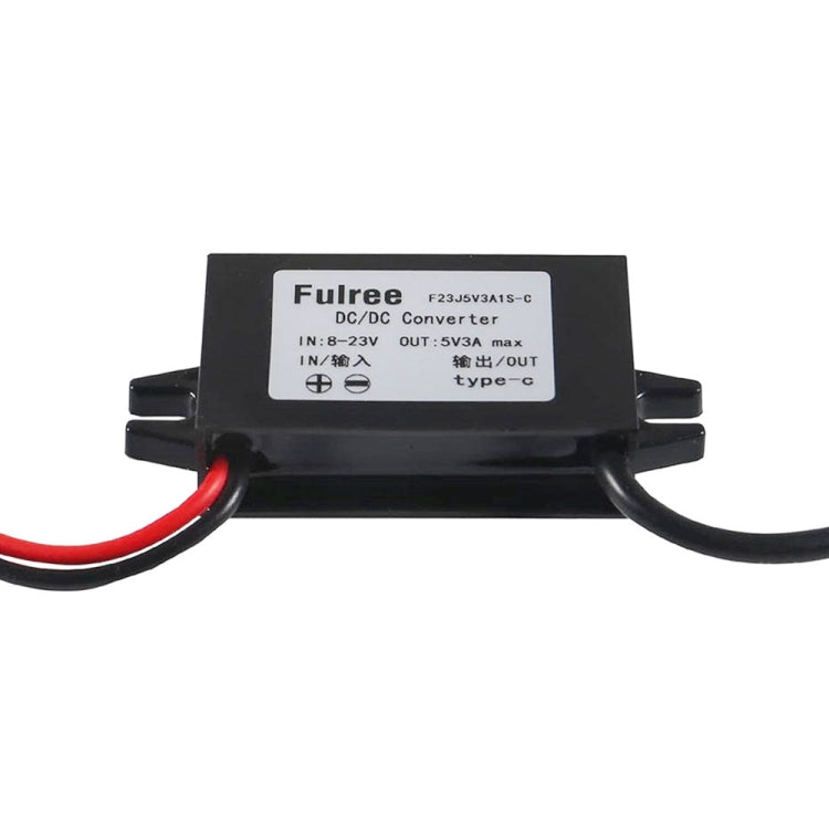 12V to 5V 3A Car Power Converter DC Module Voltage Regulator, Type-C Elbow, USB Female with Ears, Dual USB Female, Dual USB with Ears, 2 in 1 Dual USB Female – Shockproof, Waterproof