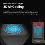 Ulefone WCS01 50W Air-cooled Wireless Charger Stand, WCS01 – TPU