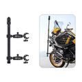 Motorcycle Clamps Handlebar Fixed Mount 3-stage Telescopic Selfie Stick, Double Dual-heads Crabs 3-stage Selfie Stick, Dual-heads Crab & Single Heads 3-stage Selfie Stick, 2 x Dual-heads Crab 1 x Single Heads Double Dual-heads Crabs 3-stage Selfie Stick