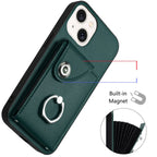 Organ Card Bag Ring Holder Phone Case with Long Lanyard, For iPhone 15, For iPhone 14 Plus, For iPhone 14, For iPhone 14 Pro