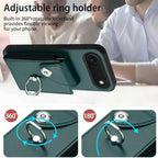 Organ Card Bag Ring Holder Phone Case with Long Lanyard, For iPhone Air, For iPhone 16 Pro Max, For iPhone 16 Pro, For iPhone 16 Plus