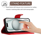 Rhombic Texture Flip Leather Phone Case with Lanyard – Wear-resistant, Lanyard, Card Slot, For iPhone 15, For iPhone 14 Plus, For iPhone 14, For iPhone 14 Pro