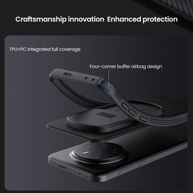 NILLKIN Black Mirror Pro Series Camshield PC Phone Case – Durable Build, Easy to Use, For Honor Magic7 Pro, For Honor Magic6 Pro