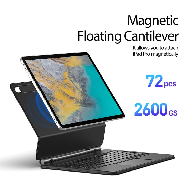 DUX DUCIS MK Series Floating Magnetic Keyboard Tablet Leather Case – Magnetic, Leather, Bluetooth, For Samsung Galaxy Tab S10+ / S9+, For Samsung Galaxy Tab S9 / S8 / S7