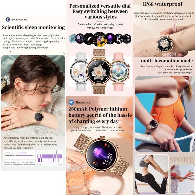 T86 Smart Watch – 1.27" Screen, Blood Pressure Monitoring, Heart Rate Monitoring