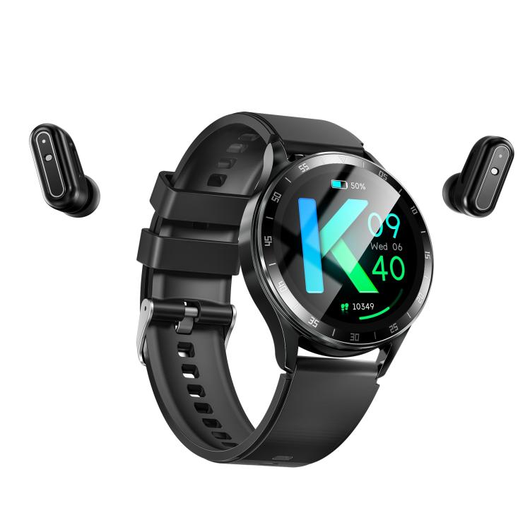 X10 Smart Watch – 1.39" Screen, Heart Rate Monitoring, NFC Black + Siliver
