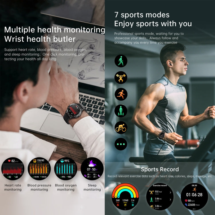 X10 Smart Watch – 1.39" Screen, Heart Rate Monitoring, NFC