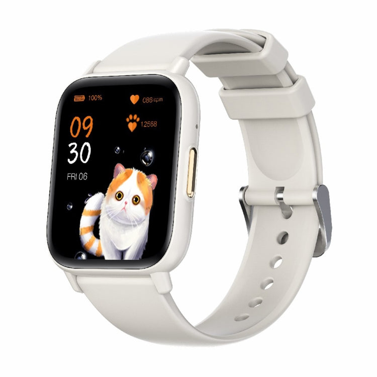 Watch – 1.83" Screen, Blood Pressure Monitoring, Heart Rate Monitoring White