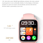 Watch – 1.83" Screen, Blood Pressure Monitoring, Heart Rate Monitoring