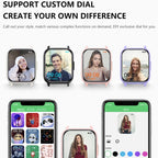Watch – 1.83" Screen, Blood Pressure Monitoring, Heart Rate Monitoring