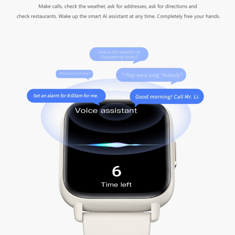 Watch – 1.83" Screen, Blood Pressure Monitoring, Heart Rate Monitoring