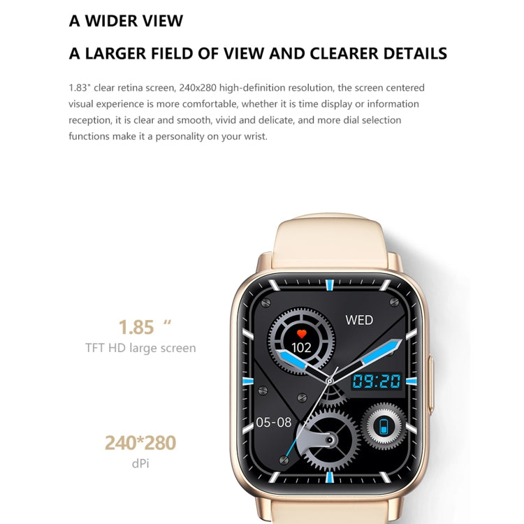 DM05 Watch – 1.83" Screen, Blood Pressure Monitoring, Heart Rate Monitoring