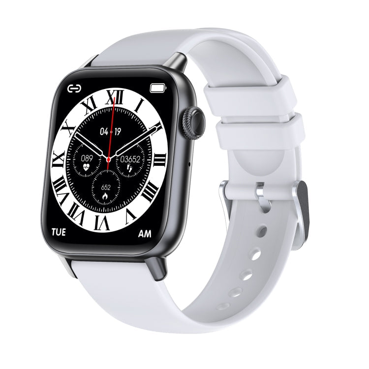 QS08 Watch – 1.83" Screen, Blood Pressure Monitoring, Heart Rate Monitoring Black+White