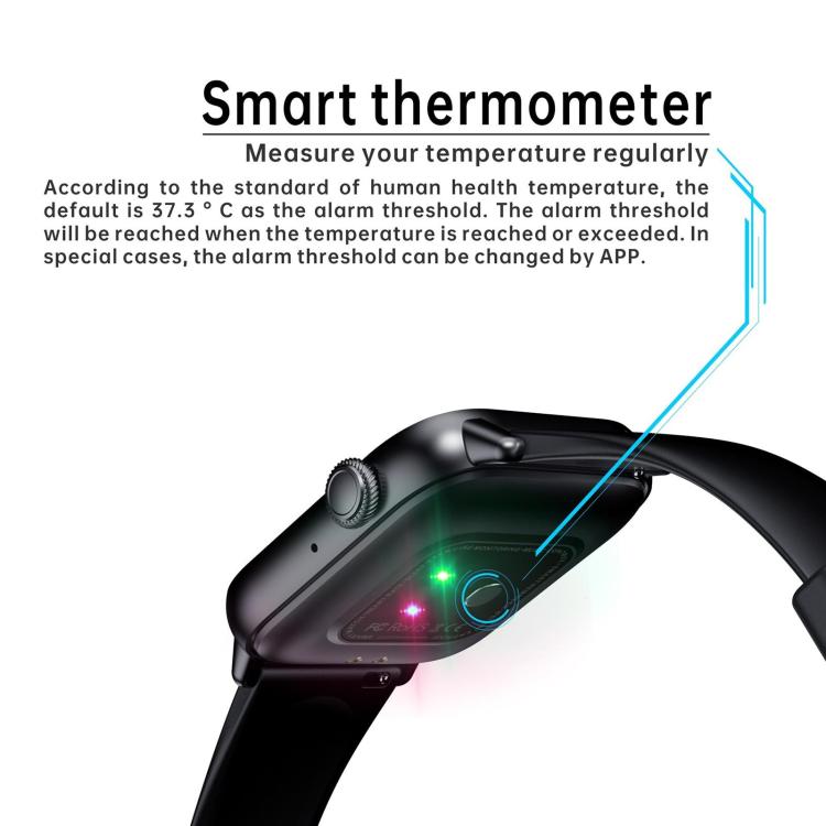 QS08 Watch – 1.83" Screen, Blood Pressure Monitoring, Heart Rate Monitoring