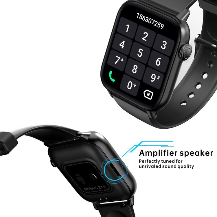 QS08 Watch – 1.83" Screen, Blood Pressure Monitoring, Heart Rate Monitoring