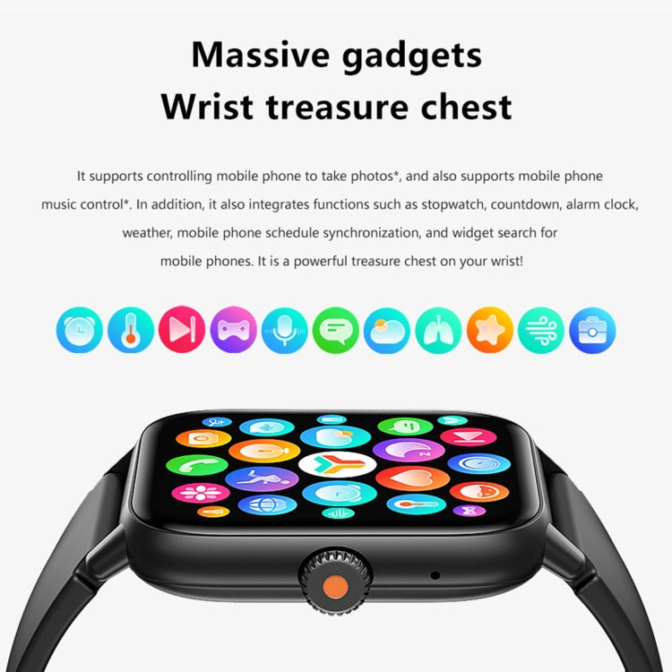 QS13 Watch – 1.83" Screen, Blood Pressure Monitoring, Heart Rate Monitoring