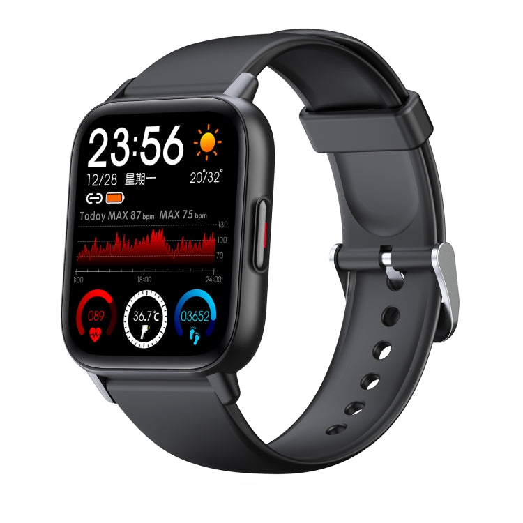 QS16 Watch – 1.83" Screen, Blood Pressure Monitoring, Heart Rate Monitoring Black