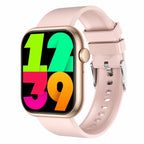 QX7 Watch – 2.0" Screen, Blood Pressure Monitoring, Heart Rate Monitoring Pink