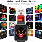 QX7 Watch – 2.0" Screen, Blood Pressure Monitoring, Heart Rate Monitoring