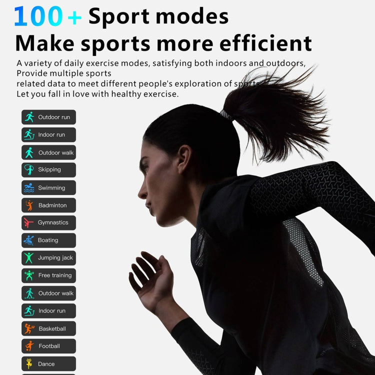QX7 Watch – 2.0" Screen, Blood Pressure Monitoring, Heart Rate Monitoring
