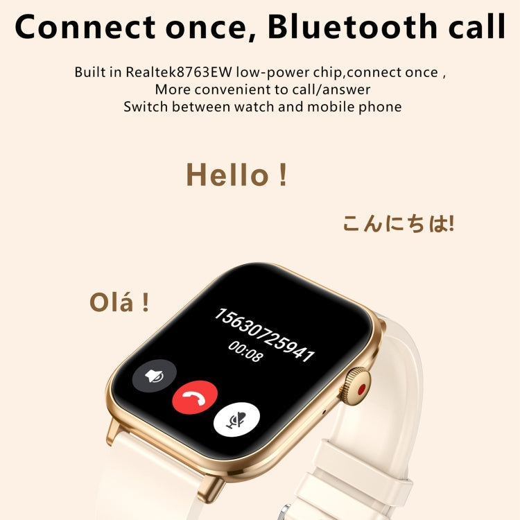 QX9 Watch – 1.96" Screen, Blood Pressure Monitoring, Heart Rate Monitoring