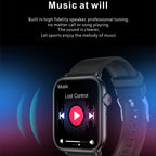 QX9 Watch – 1.96" Screen, Blood Pressure Monitoring, Heart Rate Monitoring