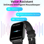 QX9 Watch – 1.96" Screen, Blood Pressure Monitoring, Heart Rate Monitoring