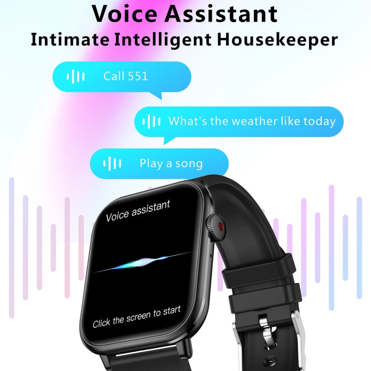 QX9 Watch – 1.96" Screen, Blood Pressure Monitoring, Heart Rate Monitoring
